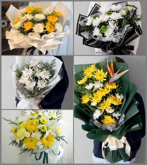 四川成都龙泉驿区黄土镇长伍村白事花束代送